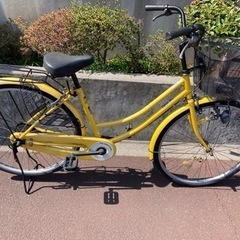 自転車 金色