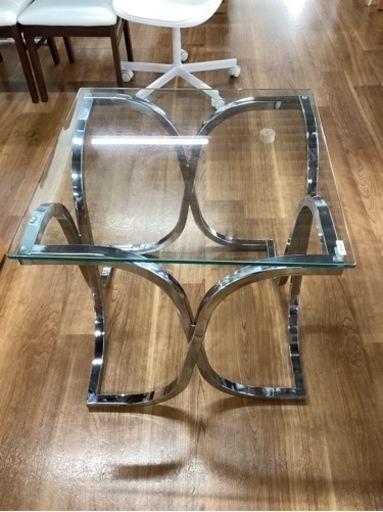 ガラステーブル【町田市再生家具】233142