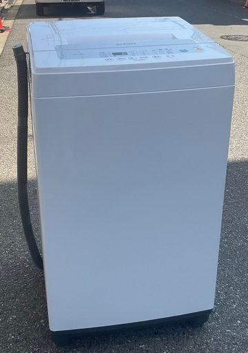 【RKGSE-135】特価！アイリスオーヤマ/5kg/全自動洗濯機/IAW-T502E/中古/2020年製/当社より近隣地域無料配達