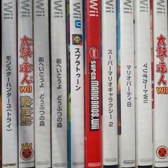 Wiiゲームソフト×10点セット★スプラトゥーン、マリオ、モンハ...