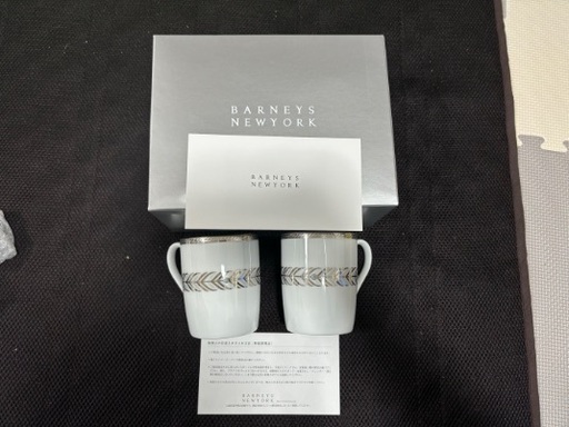 【新品未使用】BARNEYS NEWYORK×ノリタケ　ペアマグカップ