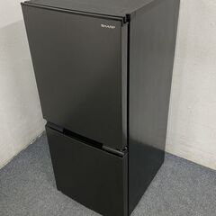 高年式!2022年製! SHARP/シャープ 2ドア冷凍冷蔵庫 152L メガフリーザ つけかえどっちもドア SJ-D15H ダークグレー 店頭引取歓迎 ■R8089