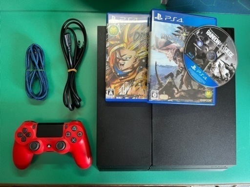 PS4本体+ゲームソフト4本