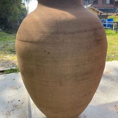 ②大きな古壺　水瓶　高さ約80cm　水甕