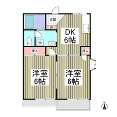 🔥入居総額14.5万円🔥2DK🔥東武伊勢崎線/羽生駅 歩22分✨埼玉県羽生市東✨  - 羽生市