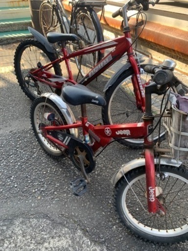 自転車2台セット子供用