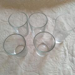 【無料】夏グラス　ガラスコップ　グラス　５個