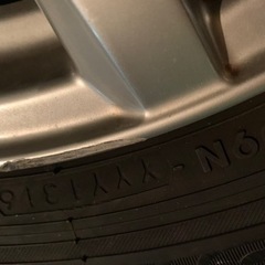  タイヤ　ホイール15インチ　4本セット　バリ溝