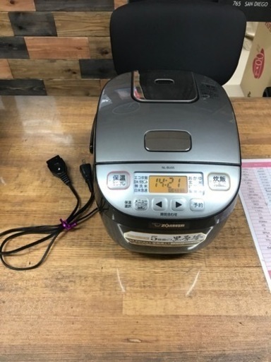 象印 マイコン炊飯ジャー 2018年製 3合炊 炊飯器