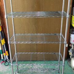 12】ERECTA エレクター ワイヤーシェルフ 5段 幅90cm 奥行き35cm 高さ 