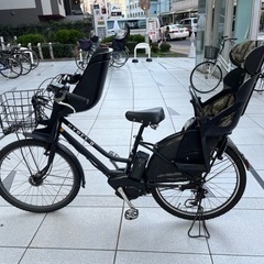 子供乗せ付き　電動アシスト自転車　