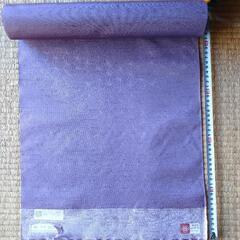【値下げ】反物12m   紫（麻の葉文様）絹100% 着物生地 ...