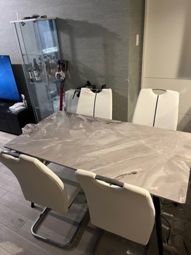 テーブルセット椅子付き　家具 オフィス用家具 机