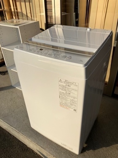 【引取】2023年製 東芝 TOSHIBA 洗濯機 5kg AW-5GA2(W) 動作確認済み