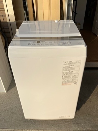 【引取】2023年製 東芝 TOSHIBA 洗濯機 5kg AW-5GA2(W) 動作確認済み