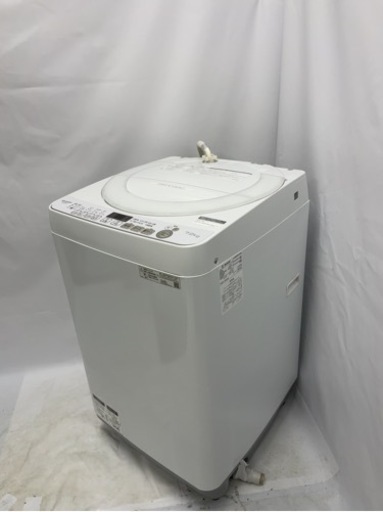 新生活応援 SHARP 全自動洗濯機 ES-KS70V-W 7.0kg 2019年製