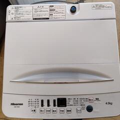 【ネット決済】[N-1462] ハイセンス 洗濯機 2021年製...