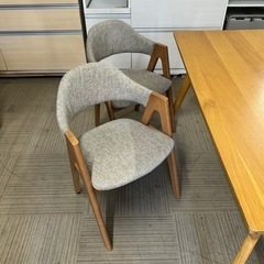 【超美品‼️】定価13万♪ 大川家具 140cm幅4人掛けダイニングテーブルセット 片側ベンチ 関家具 木製ブラウン♪