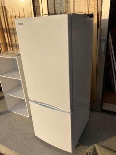 【引取】2023年製 東芝 TOSHIBA 冷蔵庫 153L GR-U15BS(W) 動作確認済み