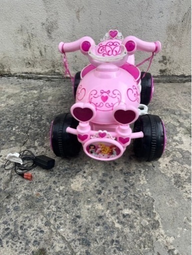 ディズニープリンセス電動子供用おもちゃモーター電動自動車電動乗用カー子供用キッズ乗用玩具プロフ必読
