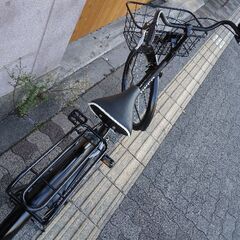 FINEBIKES[ファインバイクス]26吋 シティーサイクル シングル/LEDオート(マットブラック)