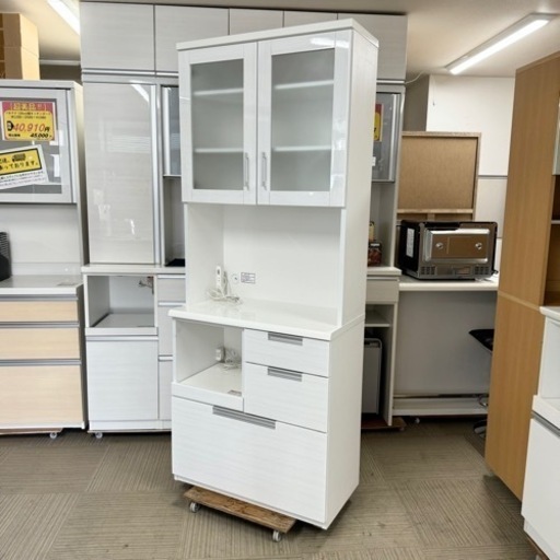 ニトリ キッチンボード (ダリア80KB WH)