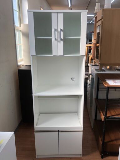 食器棚 ニトリ  Nフォルム レンジ台  しょっきたな 収納棚 幅60cm 参考価格18,990円自社配送時代引き可※現金、クレジット、スマホ決済対応※【送料に設置込】