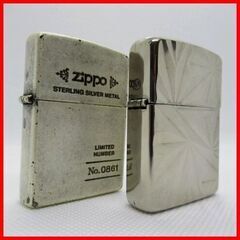 b67 《美品》 zippo ジッポライター 2個セット 限定品...