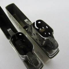 b67 《美品》 zippo ジッポライター 2個セット 限定品 スターリングシルバーメタル アーマー シャインカットモデル まとめ売り セット販売 激レア ビンテージ