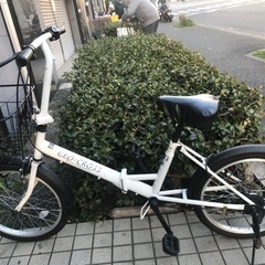 【鍵付き】折りたたみ自転車クロスバイク【美品✨️】