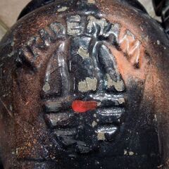 昭和レトロ 井戸ポンプ 手押しポンプ 川本式 32型 鋳物 ポンプ確認済 古道具 古民具 ガーデニング オブジェ 現状品