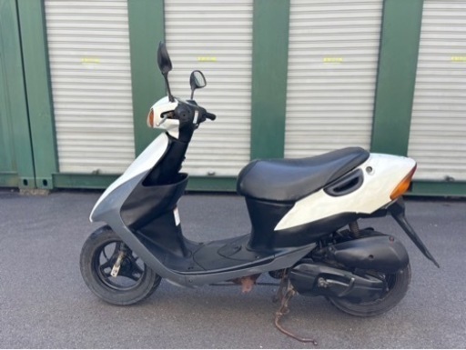 神奈川県配送無料 スズキ レッツ2 2stオイル満タン バッテリー新品