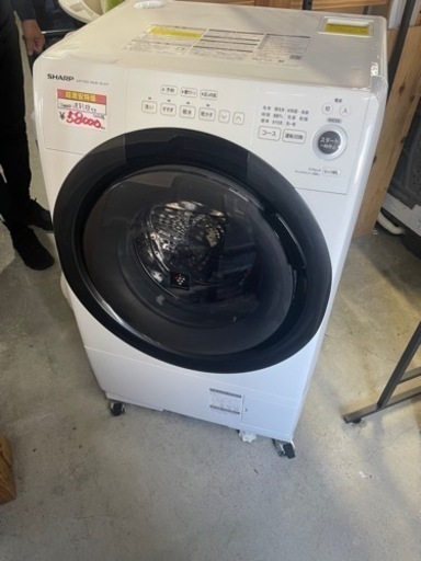 シャープ　ES-S7F-ＷＬ　ドラム式洗濯乾燥機