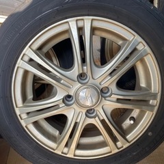 軽自動車用夏タイヤ4本タイヤアルミセット