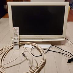 中古テレビ22インチ(背面日焼け有り)テレビ線リモコン付