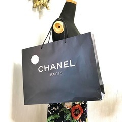 CHANEL/シャネル　カメリアモチーフ付　　ビッグサイズ　ショ...