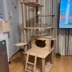 木製　キャットタワー