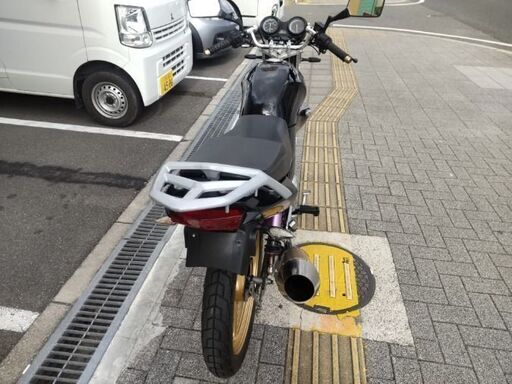 ヤマハ　ＹＢＲ１２５　ハンドル・マフラー・Ｒサス・ＬＥＤカスタム・４サイクルミッション車 ヤマハ YBR125 ハンドル・マフラー・Rサス・LEDカスタム・4