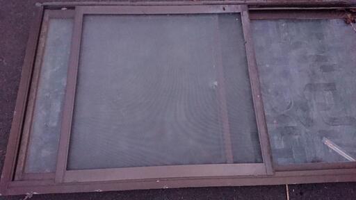 ガラス窓  DIY ブロンズ  レトロガラス