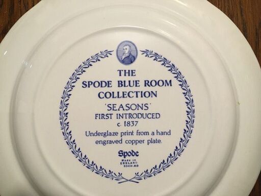 プレート Spode The Blue Room Collection \