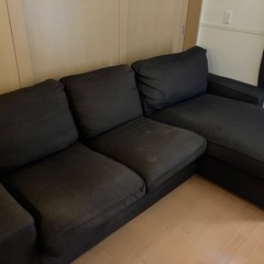【ネット決済】IKEAのソファ　カバー変えられます