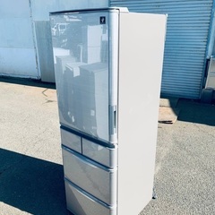 ♦️SHARPノンフロン冷凍冷蔵庫【2016年製 】SJ- PW42B-S