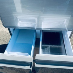 ♦️SHARPノンフロン冷凍冷蔵庫【2016年製 】SJ- PW42B-S