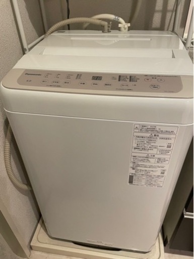 23年10月納品 Panasonic 洗濯機 NA-F6PB1 家電 生活家電 洗濯機 - 洗濯機 