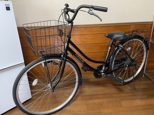 ●takeda 26インチ 軽快車 PLEASURE ブラック●展示車