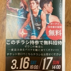 神戸vs新潟 バスケ 観戦券3枚