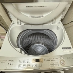 SHARP 洗濯機　6kg