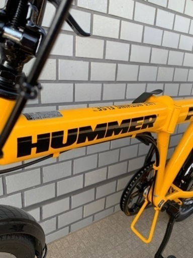 試し乗りのみ！HUMMER FDB206Z-DK ハマー 20インチ 6変速  