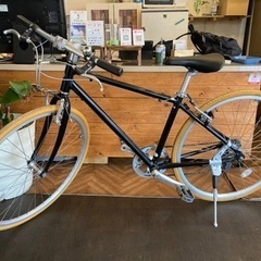 【CAPTAIN STAG アルミフレーム】700c クロスバイク　7速