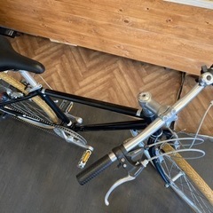 【CAPTAIN STAG アルミフレーム】700c クロスバイク　7速